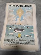 Originele affiche zeewijding Knokke Heist 1951, Verzamelen, Posters, Ophalen of Verzenden, Zo goed als nieuw