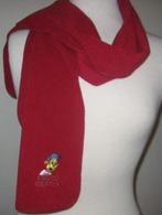 Rode sjaal fleece, Kleding | Dames, Mutsen, Sjaals en Handschoenen, Ophalen of Verzenden, Sjaal, Zo goed als nieuw