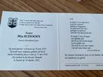 Zuster Schoofs Mia, Verzamelen, Bidprentjes en Rouwkaarten, Verzenden, Bidprentje