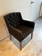 Eetkamerstoelen (10 stuks) Blauwgrijze stof, Huis en Inrichting, Stoelen, Ophalen, Gebruikt, Blauw, Stof