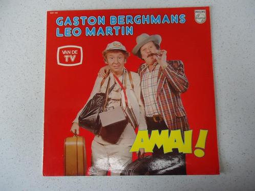LP van "Gaston Berghmans & Leo Martin" Amai !  anno 1977., CD & DVD, Vinyles | Néerlandophone, Utilisé, Chanson réaliste ou Smartlap