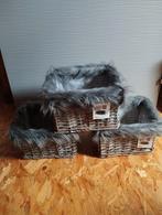3 rieten manden nieuw, Huis en Inrichting, Ophalen of Verzenden, Nieuw