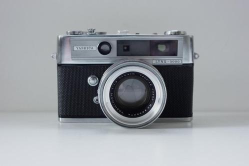 Yashica Lynx 5000 (L2) Rangefinder met 45mm F/1.8 Yashinon, Audio, Tv en Foto, Fotocamera's Analoog, Refurbished, Compact, Overige Merken