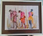 ISAS - Les 3 personnages (aquarelle), Ophalen of Verzenden