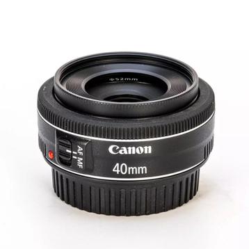 Canon EOS 40mm f2.8 (pancake) excellent condition disponible aux enchères