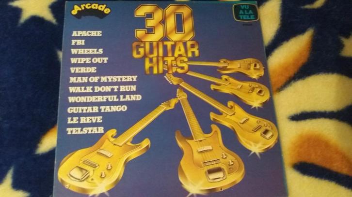 Disque vinyl 33 tours 30 guitar hits, Cd's en Dvd's, Vinyl | Rock, Zo goed als nieuw, Poprock, Ophalen of Verzenden