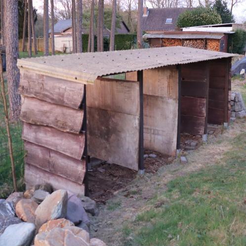 Brandhout stockage hok, Tuin en Terras, Bergingen en Tuinkasten, Gebruikt, Hout, Ophalen