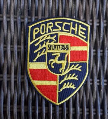 Porsche auto strijk patch embleem logo - 54 x 76 mm
