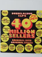 Dubbel LP 40 Million Sellers - Original hits Original Stars, Ophalen of Verzenden, Zo goed als nieuw