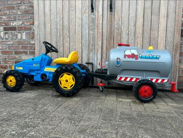 Retro Traptractor met watervat 