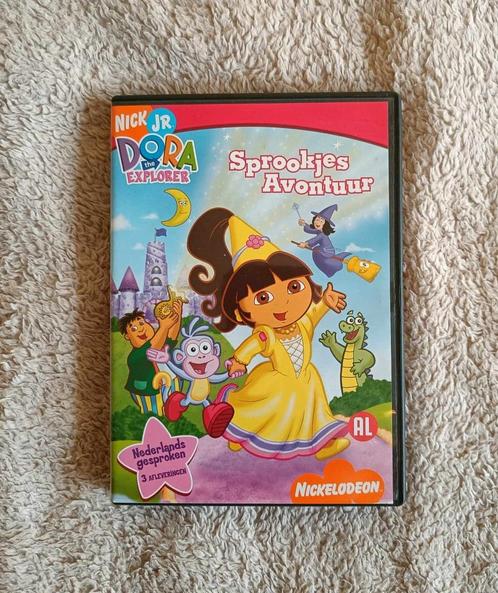 DVD - Dora - Sprookjes avontuur - Nickelodeon - NickJr - €2, Cd's en Dvd's, Dvd's | Kinderen en Jeugd, Gebruikt, Tv fictie, Educatief