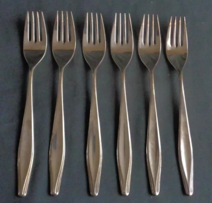 WMF 90 Brussel 6x verzilverde dinervork 20cm set, Huis en Inrichting, Keuken | Bestek, Zo goed als nieuw, Verzenden