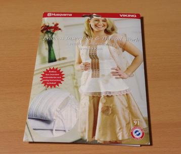 Motifs de broderie Husqvarna, Enlèvement ou Envoi, Comme neuf, Broderies à la machine, Patron