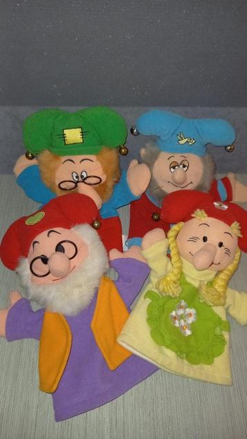 Kabouter Plop handpoppen beschikbaar voor biedingen