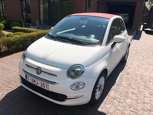 Fiat 500c te koop, Auto's, Fiat, Particulier, 500C, ABS, Benzine, Euro 6, Cabriolet, 3 deurs, Handgeschakeld, Wit, Grijs, Ophalen