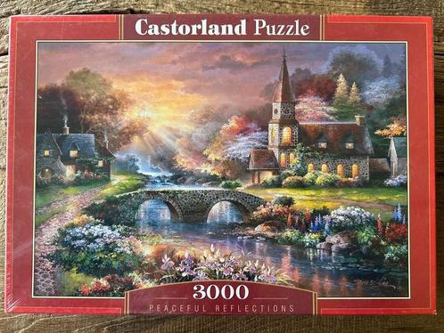 Castorland puzzel 3000 stukjes - Peaceful reflections NIEUW, Hobby en Vrije tijd, Denksport en Puzzels, Nieuw, Legpuzzel, Meer dan 1500 stukjes