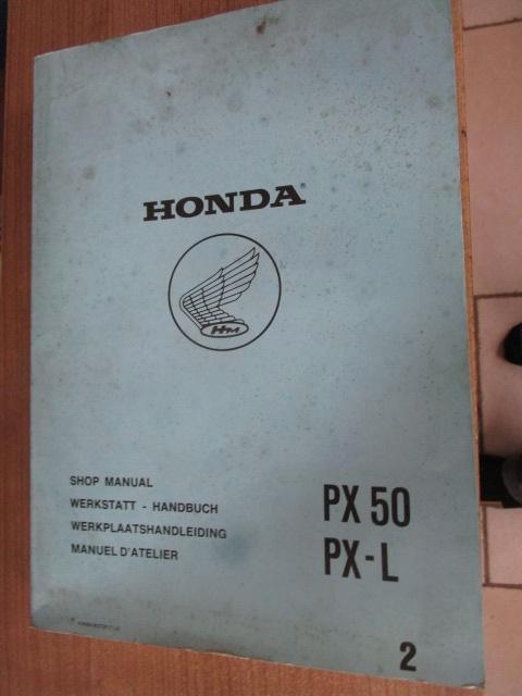 Manuel d'atelier Honda PX50 - PX-L 50 - 6 et 12 volts 1982, Vélos & Vélomoteurs, Pièces de cyclomoteur | Général, Utilisé, Enlèvement ou Envoi