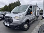 Ford Transit 2.0TDCI 130CH DOUBLE CABINE BENNE 7 PLACES 1ÈR, Auto's, Stof, Parkeersensor, 7 zetels, 131 pk