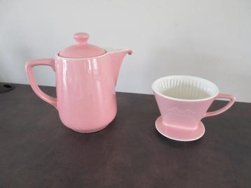 Ancienne cafetière Melitta avec filtre en céramique vintage, Enlèvement