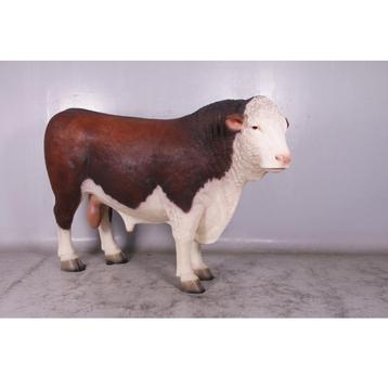 Hereford Bull beeld – Stier Lengte 251 cm beschikbaar voor biedingen