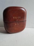 Mint condition Brits lederen etui W.E.C.C., Ophalen of Verzenden, Gebruikt, Gebruiksvoorwerp