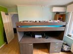Hoogslaper met bureau en lattenbodem, Ophalen, Zo goed als nieuw, Hoogslaper