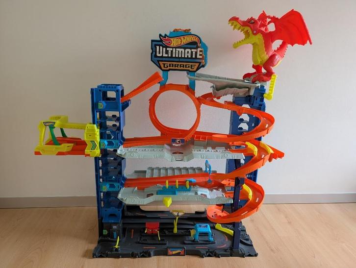 Hot Wheels - City Ultieme Garage Speelset, Kinderen en Baby's, Speelgoed | Racebanen, Zo goed als nieuw, Hot Wheels, Ophalen