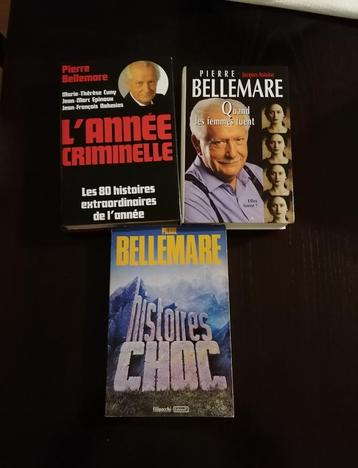 3 prachtige franstalige boeken van Pierre Bellemare  beschikbaar voor biedingen