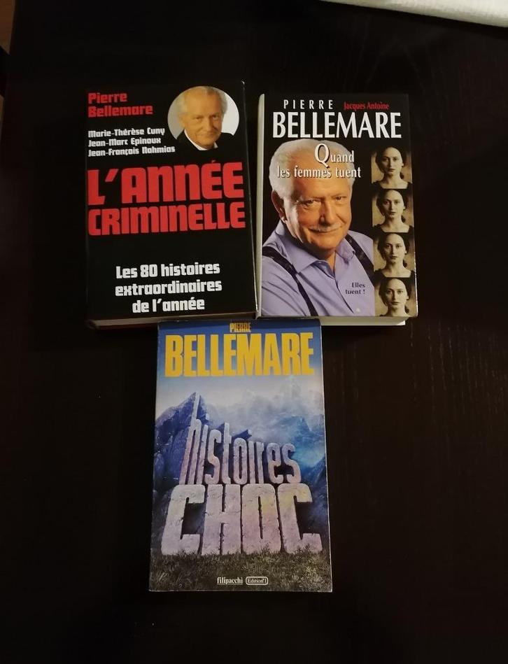 3 prachtige franstalige boeken van Pierre Bellemare, Boeken, Detectives, Gelezen, Ophalen