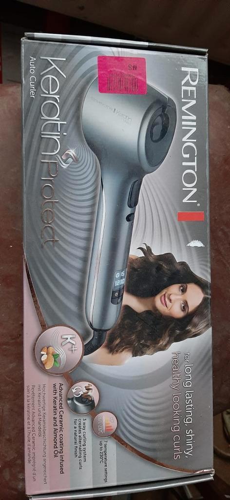 Nieuwe krultang Remington Keratin Protect Auto Curler, Electroménager, Équipement de Soins personnels, Neuf, Soin des cheveux