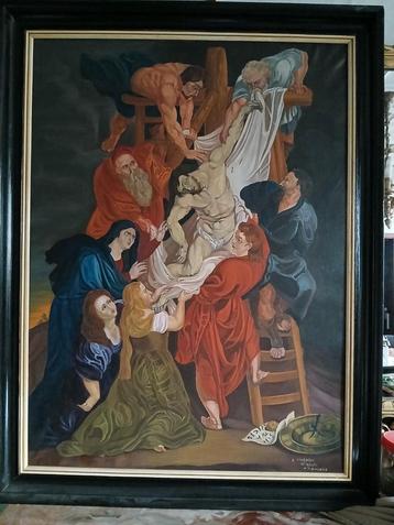 Religieus schilderij beschikbaar voor biedingen