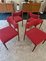 Vintage design eetkamerstoelen (4) Bovenkamp, Ophalen, Gebruikt, Vintage, Vier