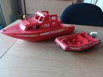 playmobil brandweer -, reddings boten, Ophalen of Verzenden, Gebruikt