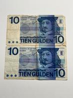 Lot: 2x 10 gulden, Ophalen of Verzenden, 10 gulden