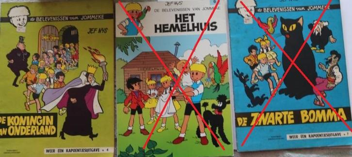 Jommeke Strips - 9 stuks voor €6 (apart ook verkrijgbaar), Boeken, Strips | Comics, Gelezen, Meerdere comics, Ophalen of Verzenden