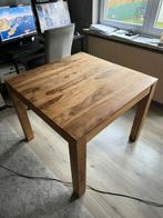 tafel teak 90 op 90 heel goede staat, Teck, 75 cm ou plus, 50 à 100 cm, Landelijk