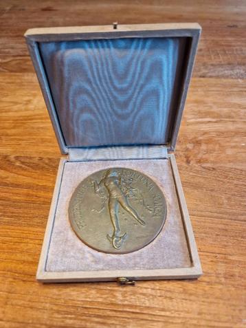 Bronzen medaille H. Dropsy 1859 1959 beschikbaar voor biedingen