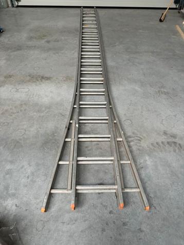 2-delige schuifladder/opsteekladder 210 sporten – 5 meter beschikbaar voor biedingen