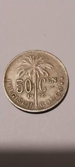 Belgisch Congo 50 cent 1928, Postzegels en Munten, Munten | België, Verzenden, Metaal, Losse munt