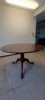 Engelse Tiltop tafel, Comme neuf, 100 à 150 cm, 100 à 150 cm, Rond