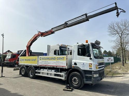 DAF CF 85.460 6x2 LIFT+STEERING AXLE + CRANE PALFINGER PK 18, Auto's, Vrachtwagens, Bedrijf, Te koop, DAF, Diesel, Euro 5, Automaat