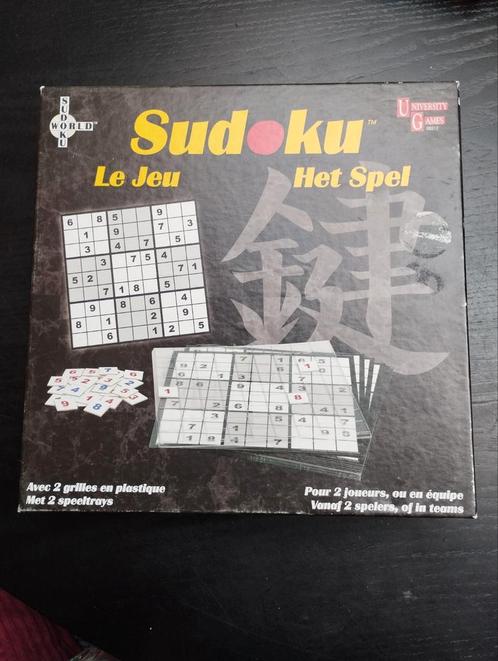 Bordspel “Sudoku”, Hobby en Vrije tijd, Gezelschapsspellen | Bordspellen, Zo goed als nieuw, Een of twee spelers, Ophalen of Verzenden
