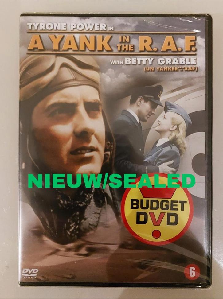 SPLINTERNIEUW IN FOLIE: A Yank In The R.A.F. ZELDZAAM, Cd's en Dvd's, Dvd's | Actie, Nieuw in verpakking, Oorlog, Ophalen of Verzenden