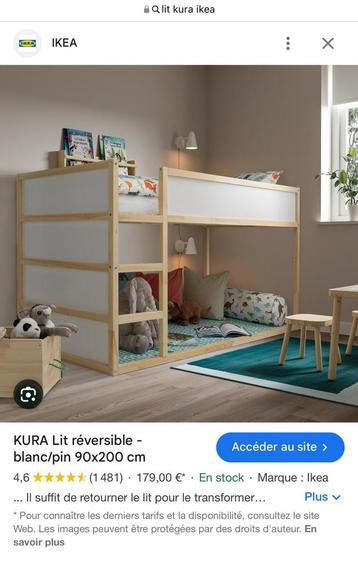 Lit kura double ou 1 place, Enlèvement ou Envoi, Comme neuf