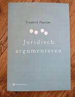 Handboek Juridisch Argumentatieleer, Boeken, Studieboeken en Cursussen, Ophalen of Verzenden, Nieuw, Hoger Onderwijs, Frederik Peeraer