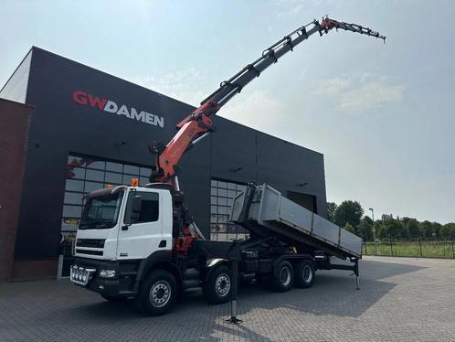 DAF CF 85.380 8X4 Hooklift / PK 56002 , Jib , Winch, Autos, Camions, Entreprise, ABS, Air conditionné, Cruise Control, Vitres électriques