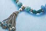 AVON: Prachtige ketting, blauwe tint, Handtassen en Accessoires, Kettingen, Ophalen of Verzenden, Nieuw, Blauw, Zilver