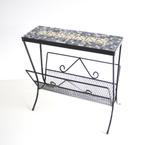 Vintage Mozaïek magazine holder - Fifties krantenbak, Enlèvement, Comme neuf