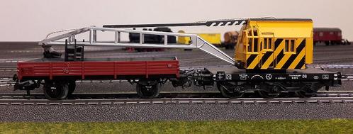 4671 Marklin HO - Kraanwagen + bijwagen/Wagon grue OVP, Hobby en Vrije tijd, Modeltreinen | H0, Zo goed als nieuw, Wagon, Wisselstroom