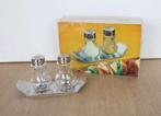 Peper-zoutvat setje, edelstaal, vintage sixties Schulte-uber, Huis en Inrichting, Ophalen of Verzenden, Nieuw